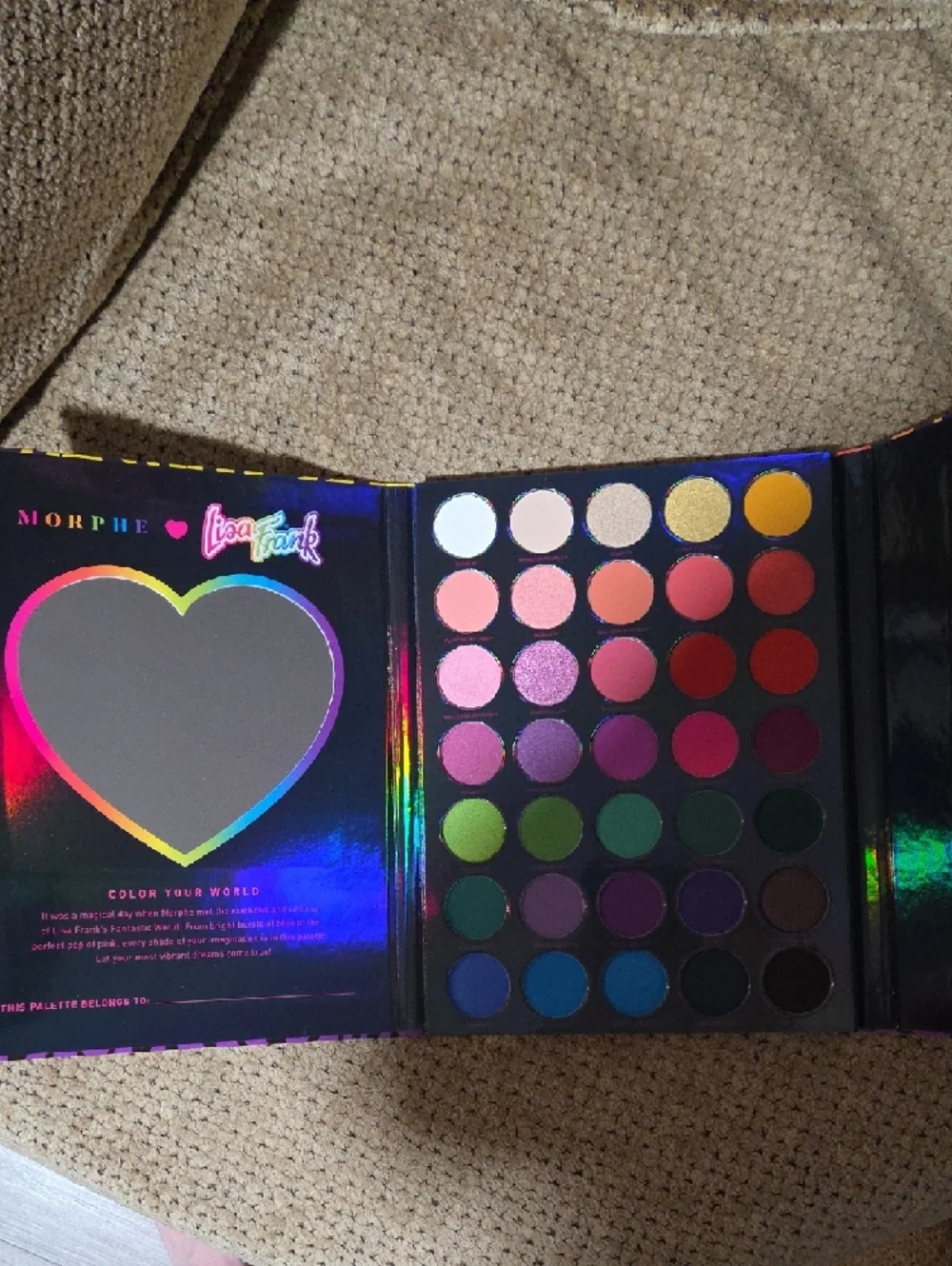 Lisa Frank x Morphe 35B Eyeshadow Palette - Picture 4 of 6
